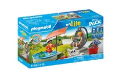 PLAYMOBIL MY LIFE - STARTER PACK MAMAN ET ENFANT AVEC FAUTEUIL SUSPENDU #71476 (0624)